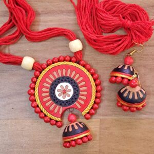 Terracotta Jewelry Set – Handcrafted Elegance TPP 7
By The Pokaran Pottery