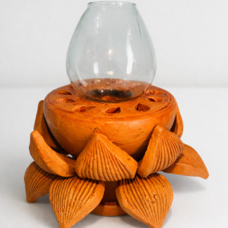 Lotus Mitti Akhand Jyot Deepak