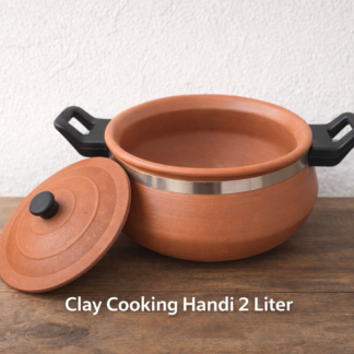 Natural Terracotta Cooking Handi – 3 L