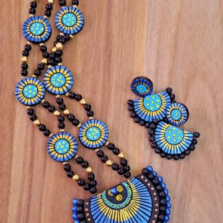 Terracotta Jewelry Set – Handcrafted Elegance TPP 14 By The Pokaran Pottery 