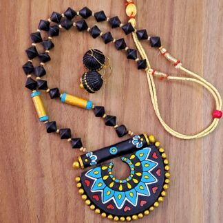 Terracotta Jewelry Set – Handcrafted Elegance  TPP 17
By The Pokaran Pottery