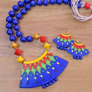 Terracotta Jewelry Set – Handcrafted Elegance  TPP 1
By The Pokaran Pottery