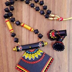 Terracotta Jewelry Set – Handcrafted Elegance  TPP 15