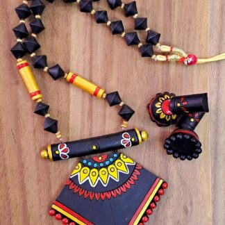 Terracotta Jewelry Set – Handcrafted Elegance  TPP 15