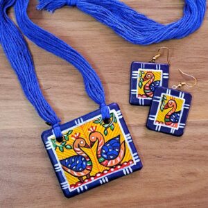 Terracotta Jewelry Set – Handcrafted Elegance  TPP 2
By The Pokaran Pottery