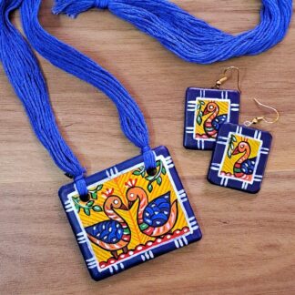 Terracotta Jewelry Set – Handcrafted Elegance  TPP 2
By The Pokaran Pottery