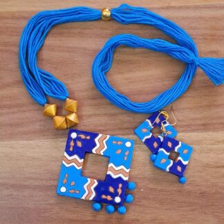 Terracotta Jewelry Set – Handcrafted Elegance  TPP 3