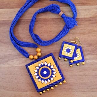 Terracotta Jewelry Set – Handcrafted Elegance  TPP 6
By The Pokaran Pottery