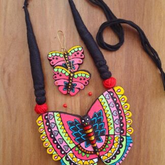 Terracotta Jewelry Set – Handcrafted Elegance TPP 19 By The Pokaran Pottery 