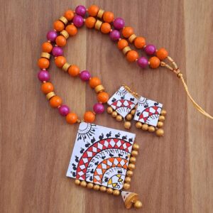 Terracotta Jewelry Set – Handcrafted Elegance  TPP 22
By The Pokaran Pottery