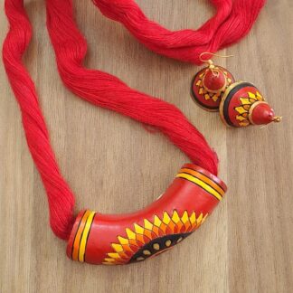 Terracotta Jewelry Set – Handcrafted Elegance  TPP 10
