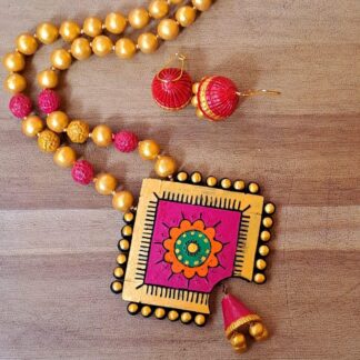 Terracotta Jewelry Set – Handcrafted Elegance  TPP 4
