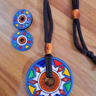 Terracotta Jewelry Set – Handcrafted Elegance  Tpp 21
By The Pokaran Pottery