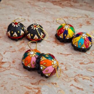 Handcrafted Terracotta Earrings (Set of 2 Pcs)  TP 3
By The Pokaran Pottery