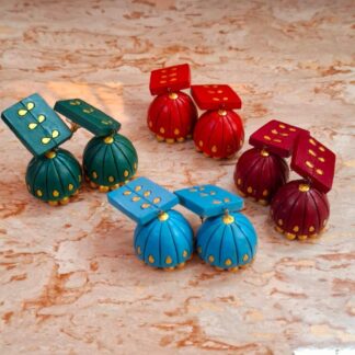 Handcrafted Terracotta Earrings (Set of 2 Pcs)  TP 1
By The Pokaran Pottery