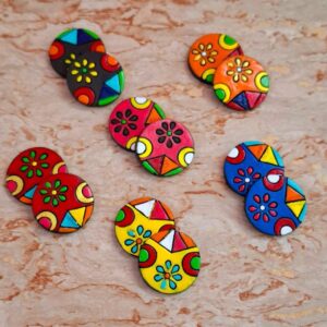 Handcrafted Terracotta Earrings (Set of 2 Pcs)  TP 7
By The Pokaran Pottery
