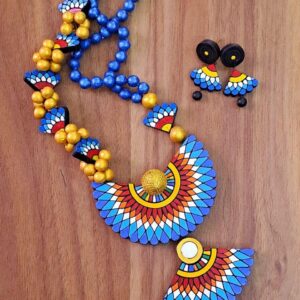 Terracotta Jewelry Set – Handcrafted Elegance  TPP 27 
By The Pokaran Pottery