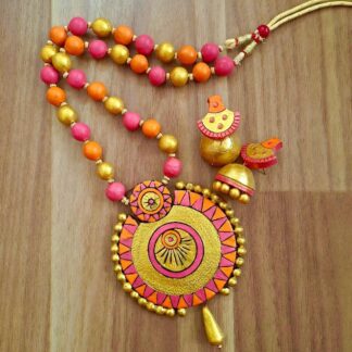 Terracotta Jewelry Set – Handcrafted Elegance  TPP 31
By The Pokaran Pottery