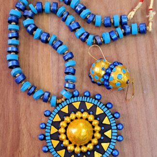 Terracotta Jewelry Set – Handcrafted Elegance  TPP 26
By The Pokaran Pottery