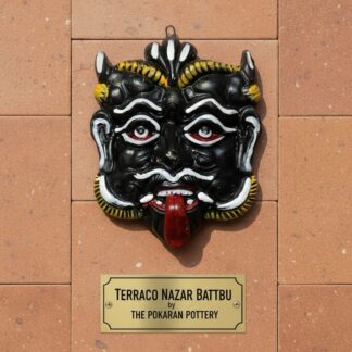 Clay Nazar Battu – Traditional Protection Decor | By The Pokaran Pottery