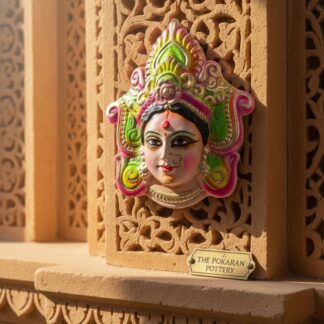 Handmade Clay Maa Durga Face Wall Décor

By The Pokaran Pottery