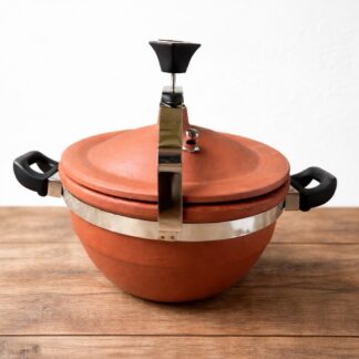 Natural Clay Pressure Cooker – 3 Liter