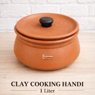 Clay Cooking Handi – 1 Liter