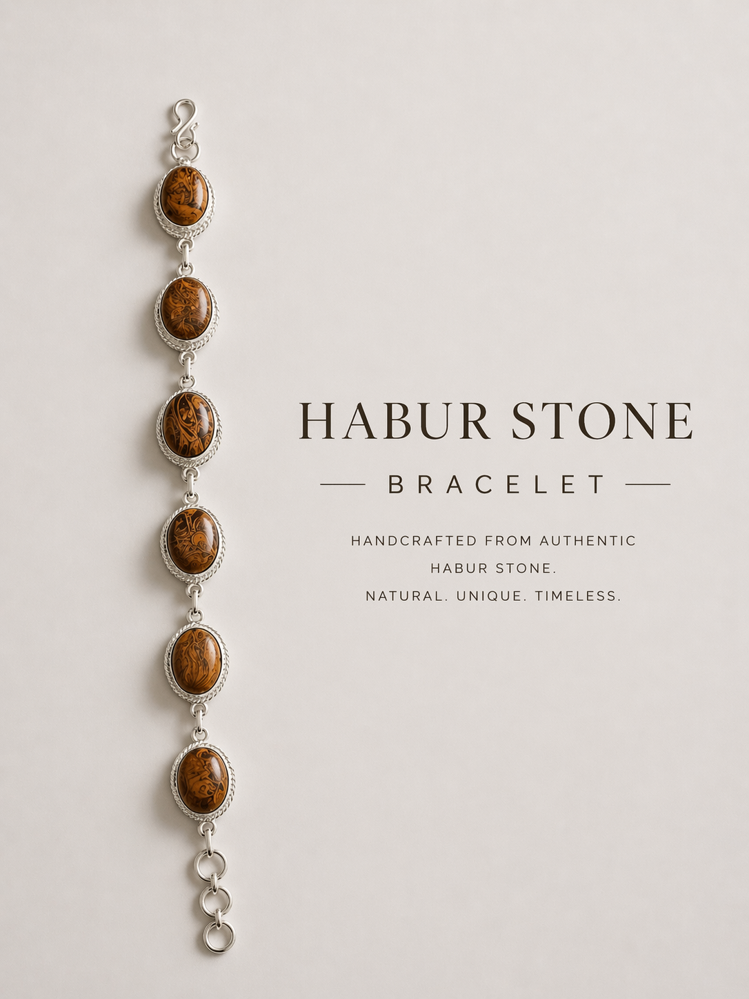 Habur Stone Bracelet by THE POKARAN POTTERY