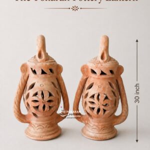 Laltern  (set of 2 pcs ) The Pokaran Pottery
